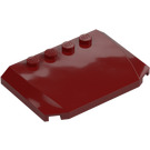 LEGO Dark Red Wedge 4 x 6 Curved (52031)