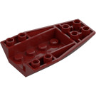 LEGO Dark Red Wedge 6 x 4 Triple Curved Inverted (43713)