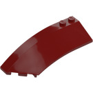 LEGO Dark Red Wedge Curved 3 x 8 x 2 Left (41750 / 42020)