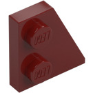 LEGO Dark Red Wedge Plate 2 x 2 Wing Right (24307)