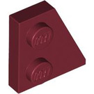 LEGO Dark Red Wedge Plate 2 x 2 Wing Right (24307)