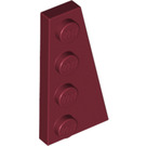 LEGO Dark Red Wedge Plate 2 x 4 Wing Right (41769)