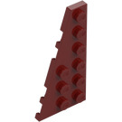 LEGO Donkerrood Wig Plaat 3 x 6 Vleugel Links (54384)