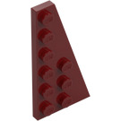 LEGO Rosso scuro Cuneo Piastra 3 x 6 Ala Destra (54383)