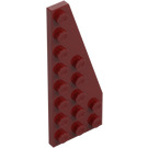 LEGO Rosso scuro Cuneo Piastra 3 x 8 Ala Destra (50304)