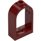 LEGO Dark Red Window Frame 1 x 2 x 2.7 with Rounded Top (30044)