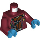 LEGO Dark Red Yondu Minifig Torso (973 / 76382)