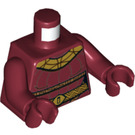 LEGO Dark Red Zorii Bliss Minifig Torso (973 / 76382)