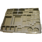 LEGO Dark Stone Gray 36 Compartment Dacta Sorting Tray (4181890)