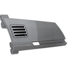 LEGO Dark Stone Gray 3D Panel 21 with Air Vent and Rivets Sticker (44351)