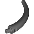 LEGO Dark Stone Gray Animal Tail End Section (40379)