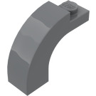 LEGO Dark Stone Gray Arch 1 x 3 x 2 with Curved Top (6005 / 92903)