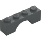 LEGO Grigio pietra scuro Arco 1 x 4 (3659)