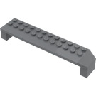 LEGO Dark Stone Gray Arch 2 x 14 x 2.3 (30296)