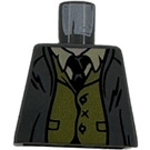 LEGO Gris piedra oscuro Argus Filch Torso sin brazos (973)