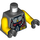 LEGO Dark Stone Gray Atlantis Diver Torso (76382 / 88585)