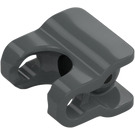 LEGO Dark Stone Gray Ball Joint with Ball Socket (74261 / 98613)