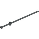 LEGO Dark Stone Gray Bar 12 with Hollow Studs, Towball, and Slit (6076)