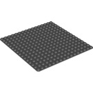 LEGO Dark Stone Gray Baseplate 16 x 16 (6098)