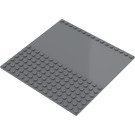 LEGO Grigio pietra scuro Base 16 x 16 con Driveway (30225 / 51595)