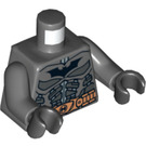 LEGO Dunkles Steingrau Batman Torso mit Copper Gürtel (973 / 76382)
