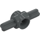 LEGO Dark Stone Gray Beam 1 Hole with 2 Axles 180° (27940)