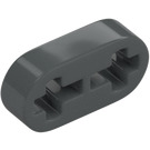 LEGO Dark Stone Gray Beam 2 x 0.5 with Axle Holes (41677 / 44862)