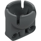 LEGO Dark Stone Gray Beam 3 with Large Ball Socket (65453 / 92911)