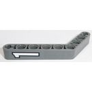 LEGO Dark Stone Gray Beam Bent 53 Degrees, 4 and 6 Holes with '1' Sticker (6629)
