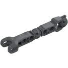 LEGO Dark Stone Gray Beam with 9mm Ball and Cup (90613)