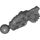 LEGO Dark Stone Gray Beam with Z12 Ball Ø10.2 (50921)