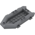 LEGO Dark Stone Gray Boat Inflatable 12 x 6 x 1.33 (75977)