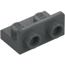 LEGO Dark Stone Gray Bracket 1 x 2 with 1 x 2 Up (99780)