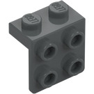 LEGO Gris piedra oscuro Soporte 1 x 2 con 2 x 2 (21712 / 44728)