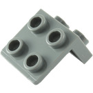 LEGO Dark Stone Gray Bracket 1 x 2 with 2 x 2 (21712 / 44728)