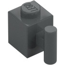 LEGO Dark Stone Gray Brick 1 x 1 with Handle (2921 / 28917)