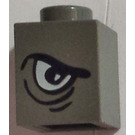 LEGO Dunkles Steingrau Backstein 1 x 1 mit Recht Arched Eye (3005)