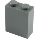 LEGO Dark Stone Gray Brick 1 x 2 x 2 with Inside Stud Holder (3245)