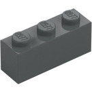 LEGO Dark Stone Gray Brick 1 x 3 (3622)