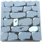 LEGO Dark Stone Gray Brick 1 x 6 x 5 with Brick / Stones Wall (3754 / 44590)