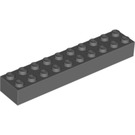 LEGO Gris pierre foncé Brique 2 x 10 (3006 / 92538)
