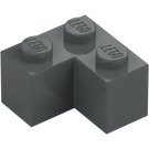 LEGO Mørk stengrå Klods 2 x 2 Hjørne (2357)