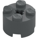 LEGO Grigio pietra scuro Mattoncino 2 x 2 Rotondo (3941 / 6143)