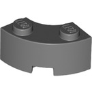 LEGO Dark Stone Gray Brick 2 x 2 Round Corner with Stud Notch and Reinforced Underside (85080)
