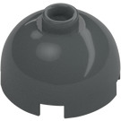 LEGO Grigio pietra scuro Mattoncino 2 x 2 Rotondo con Dome Superiore (Perno cavo, supporto asse) (3262 / 30367)