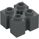 LEGO Donker steengrijs Steen 2 x 2 met Slots en Axlehole (39683 / 90258)