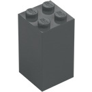 LEGO Tumma kivenharmaa Palikka 2 x 2 x 3 (30145)