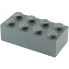 LEGO Dunkles Steingrau Backstein 2 x 4 (3001 / 72841)
