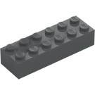 LEGO Tmavě kamenná šedá Kostka 2 x 6 (2456 / 44237)