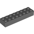 LEGO Dunkles Steingrau Backstein 2 x 8 (3007 / 93888)